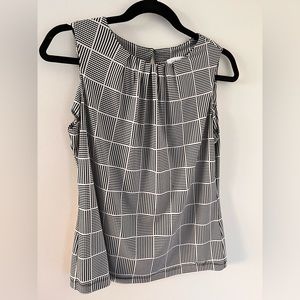 Calvin Klein sleeveless blouse. Medium